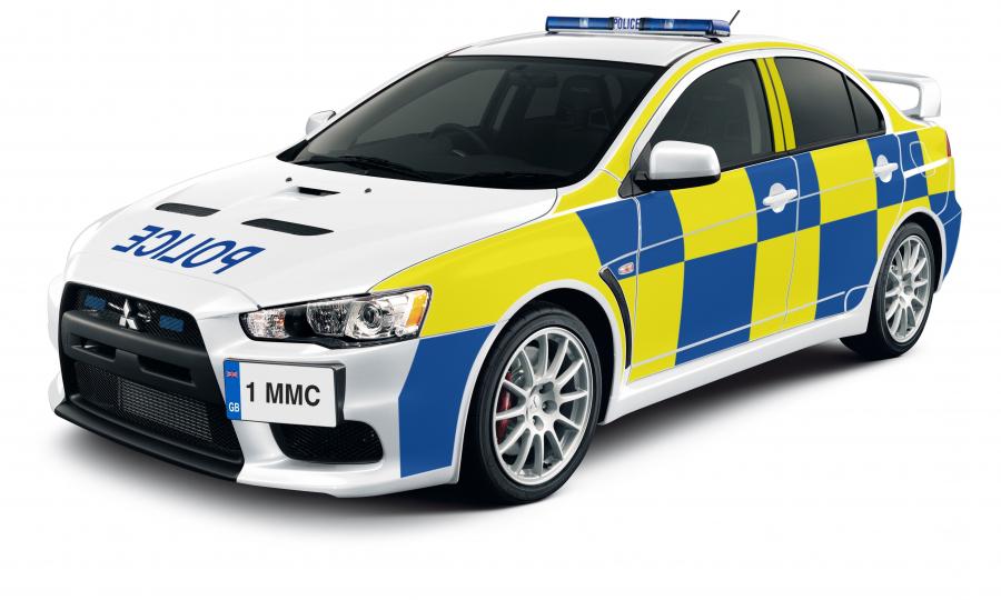 Mitsubishi Lancer Evolution X UK Police Car '2009